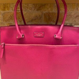 Kate Spade Tote-Briefcase.  Hot Pink!  Excellent Condition!